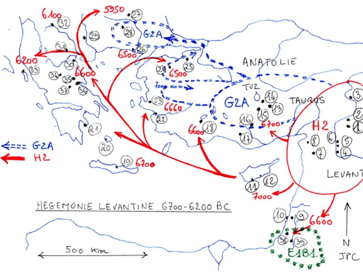 La conquête de l’ouest (6700-6200 AV.&nbsp;J.C.)